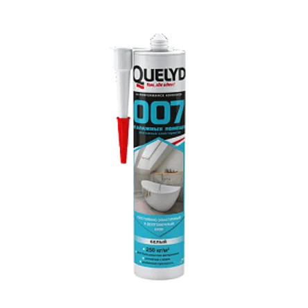 Монтажный клей-герметик QUELYD 007 Для влажных помещений